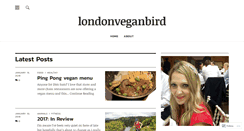 Desktop Screenshot of londonveganbird.com